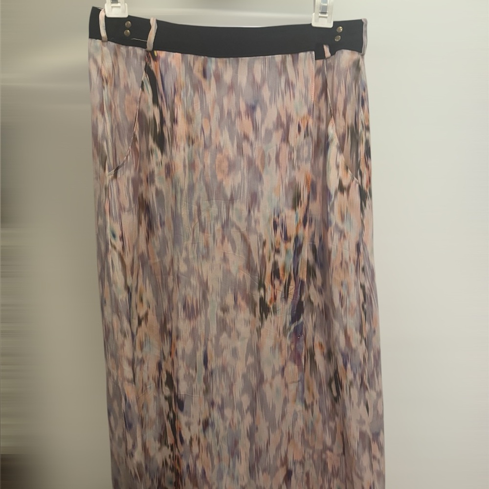 A.L.C. Pastel silk maxi skirt